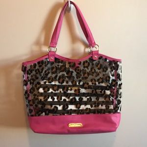Betsey Johnson clear as day tote